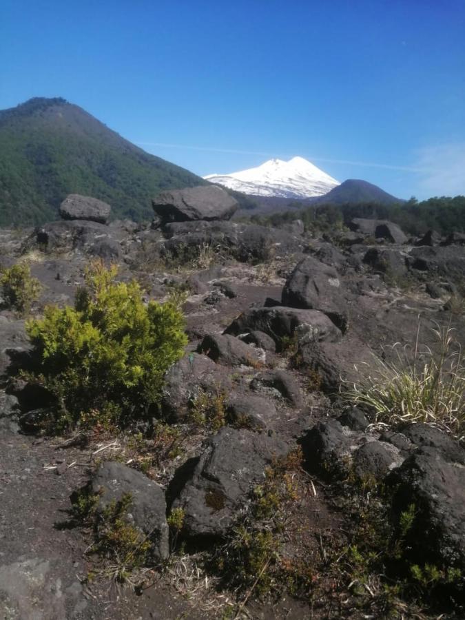 Cabana May Pao, Para 3 En Melipeuco Cerca Del Parque Nacional Conguillio Buitenkant foto